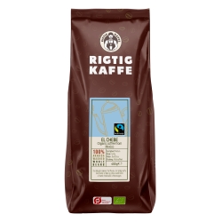 Rigtig Kaffe Organic El Chebe 400g Hele kaffebønner