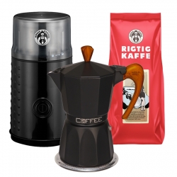House of Barista Kaffekværn Inkl. G.A.T Fashion 3 Kop Espressokande & Kaffe