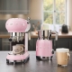 Smeg MFF01PKEU Mælkeskummer Rosa