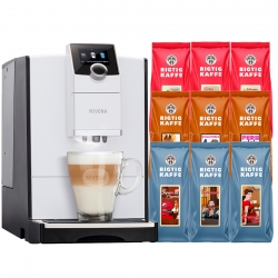 Nivona NICR 796 Hvid Espressomaskine Inkl. 4,2kg Rigtig Kaffe