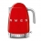Smeg KLF04RDEU Elkedel m. Temperatur 1,7 L R&oslash;d