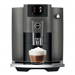 Jura E6 (EC) Dark Inox Espressomaskine Inkl. 2,8kg Rigtig Kaffe