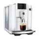 Jura E4 (EA) Piano White Espressomaskine Inkl. Kopper & 500g Rigtig Kaffe