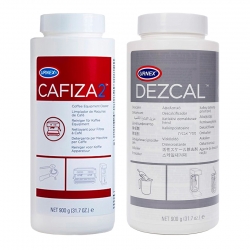 Urnex Cafiza2 Backflush Pulver & Dezcal Afkalkningspulver