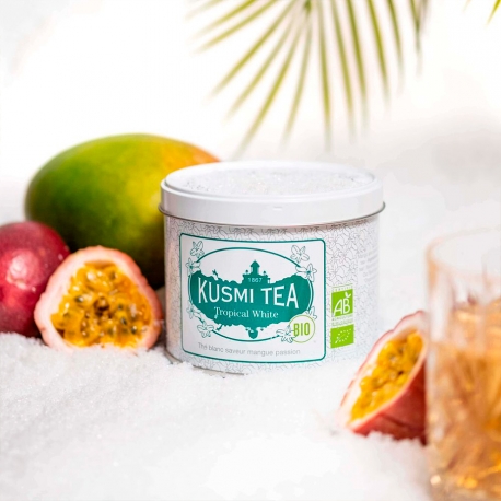 Kusmi Tea, Tropical White BIO. | Vert Et Noir