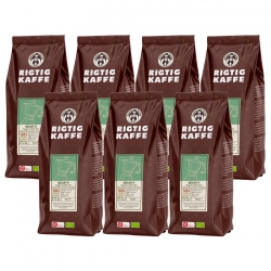 Rigtig Kaffe Organic Mount H 7x400g Hele kaffebønner