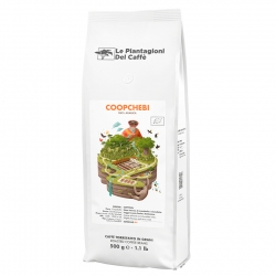 Le Piantagioni Coopchebi 500g Hele kaffebønner