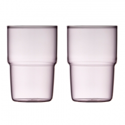 Lyngby Torino Drikkeglas 40 cl 2 Stk Pink