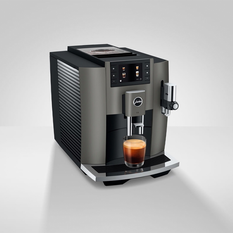 Jura E8 (EC) Dark Inox Espressomaskine Inkl. Startpakke
