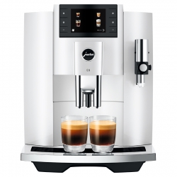 Jura E8 (EC) Piano White Espressomaskine Inkl. Startpakke