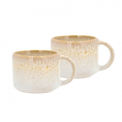Villa Collection Styles Espressokop 8 cl 2 Stk Creme/Sand
