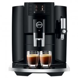 Jura E8 (EB) Piano Black Espressomaskine Inkl. 9x400g Verdenskaffe