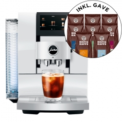 Jura Z10 (EA) Diamond White Espressomaskine Inkl. 8x400g Rigtig Kaffe Organic