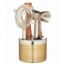 BarCraft Barsæt 5 Dele Guld