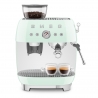 Smeg EGF03PGEU Manuel Espressomaskine Inkl. Kværn Pastelgrøn