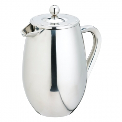 La Cafetière 8 Kop. Stempelkande Stål