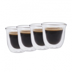 La Cafetière Dobbeltvægget Espressoglas 7,5 cl 4 Stk