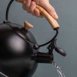 La Cafetière Kedel 1,6 L Sort m. Træ