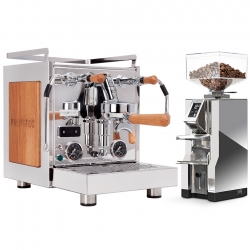 Profitec Pro 600 Devils Edition Egetræ Espressomaskine Inkl. Eureka Mignon Libra Espressokværn