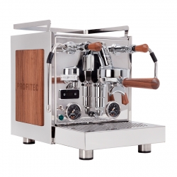 Profitec Pro 600 Devils Edition Valnøddetræ Espressomaskine Inkl. Eureka Mignon Libra Espressokværn
