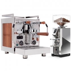 Profitec Pro 600 Devils Edition Valnøddetræ Espressomaskine Inkl. Eureka Mignon Libra Espressokværn