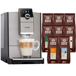 Nivona CafeRomatica 795 Titan Espressomaskine Inkl. 8x400g Rigtig Kaffe Organic