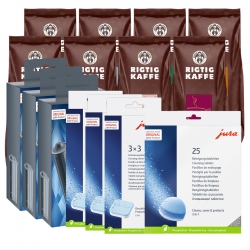 Jura Plejepakke - Claris Smart Inkl. 8x400g Rigtig Kaffe Organic
