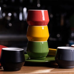 Club House Maniko Espresso m. Underkop Rød 7 cl 1 Stk