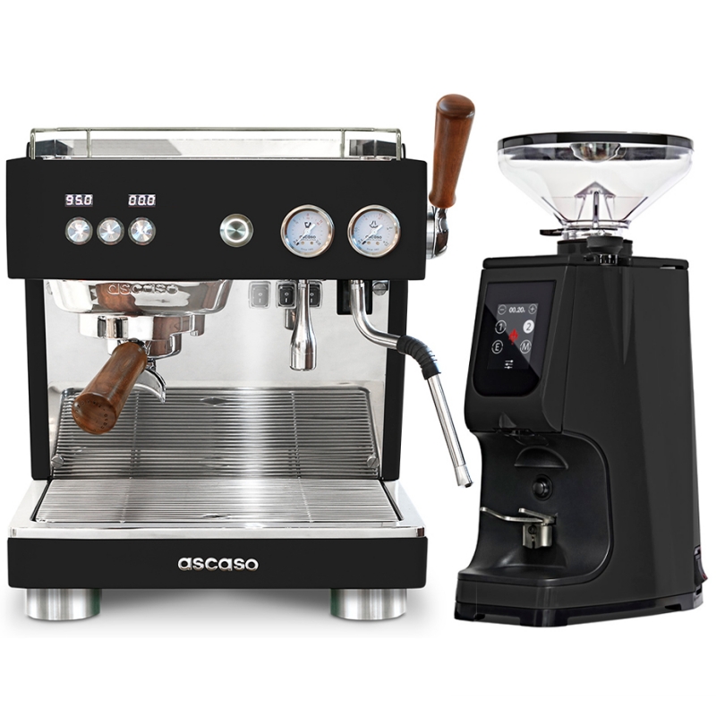Ascaso Baby T Plus Sort Espressomaskine Inkl. Eureka Atom Touch