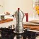 Alessi Pulcina Induktion 3 Kop. Espressokande Rød
