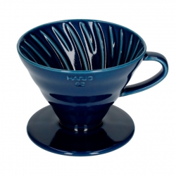 Hario V60-02 Keramik Dripper Mørkeblå 2 Kop.