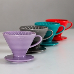 Hario V60-02 Keramik Dripper Lilla 2 Kop.