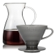 Hario Filterbryg Sæt Inkl. V60-02 Keramik Dripper 2 Kop & Glaskande 0,4 L
