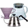 Hario Filterbryg Sæt Inkl. V60-02 Keramik Dripper 2 Kop, Server 0,6 L & Kedel