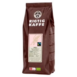 Rigtig Kaffe Organic Peru v/24kg Hele kaffebønner