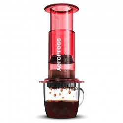 AeroPress Clear Rød Rejsebrygger