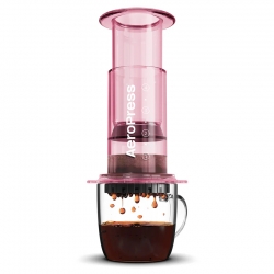 AeroPress Clear Pink Rejsebrygger