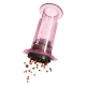 AeroPress Clear Pink Rejsebrygger