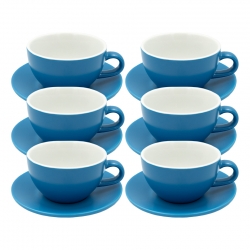 Club House Tulipano Latte m. Underkop Mat Blå 30 cl 6 Stk