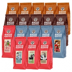 Rigtig Kaffe Mixpakke 8kg Hele kaffebønner