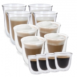 La Cafetière Dobbeltvægget Glas 8 Stk