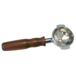 Rancilio Silvia Portafilter Træ Inkl. Dobbelt Udløb