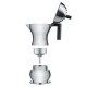 Alessi Pulcina Induktion 3 Kop. Espressokande sort