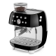 Smeg EGF03BLEU Manuel espressomaskine Inkl. Kværn Sort