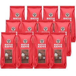 Rigtig Kaffe Crema Intenso 12kg Hele kaffebønner