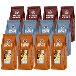 Rigtig Kaffe Mixpakke 5,6kg Hele kaffebønner