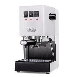 Gaggia Classic E24 Hvid Espressomaskine Inkl. Baristaudstyr