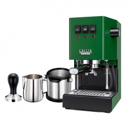 Gaggia Classic E24 Jungle Green Espressomaskine Inkl Baristaudstyr