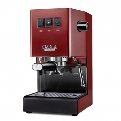 Gaggia Classic E24 Rød Espressomaskine Inkl. Baristaudstyr