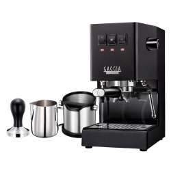 Gaggia Classic E24 Sort Espressomaskine Inkl. Baristaudstyr
